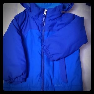 LL Bean Ski Coat with Cuffs to grow - Size 2T